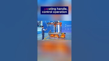 How can one achieve warp beam handling quickly and easily by one person?Please see this