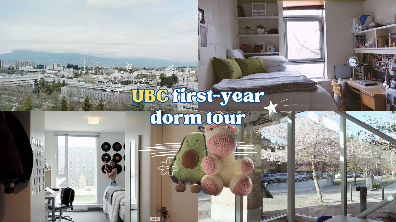 UBC FIRST YEAR DORM TOUR  orchard commons totem park place vanier lounges  commonsblock