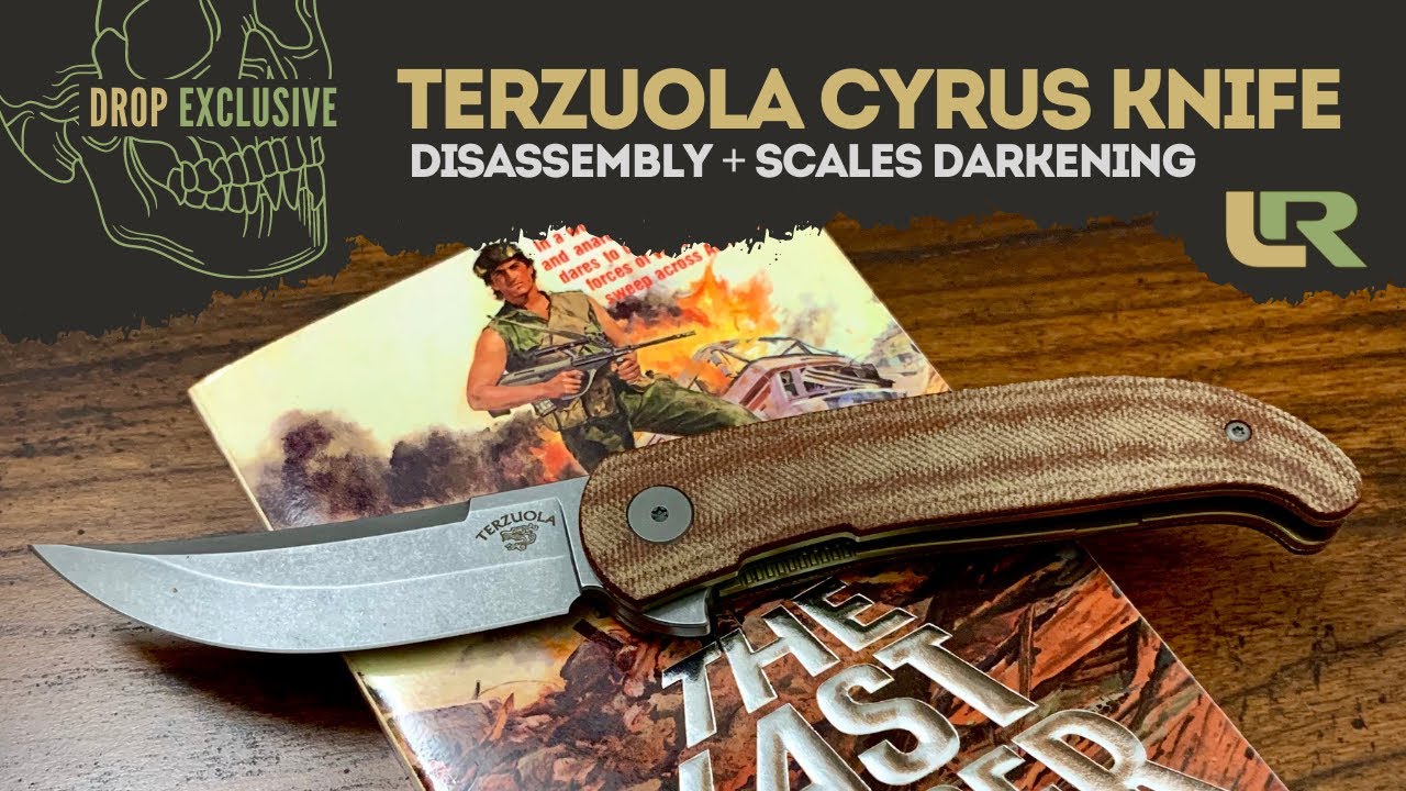 Scales Darkening And Disassembly Of The Bob Terzuola Cyrus Knife - The Last Ranger