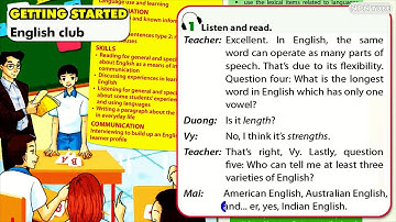 Tieng Anh 9   Unit 9 : English in the world-  Getting started- GV: Quỳnh Anh
