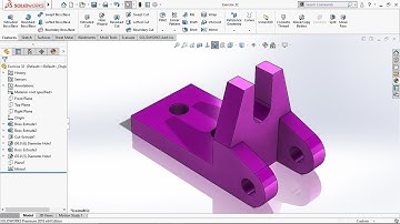 Solidworks Exercise 33 [Tutorial For Beginner]