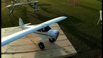 Super Cub LP, brushless conversion, trim and test