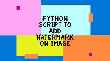Python Script To Add Watermark On Images