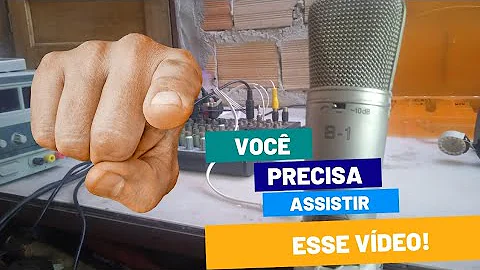 MICROFONE CONDENSADOR COM RUÍDOS? SAIBA  COMO RESOLVER!!