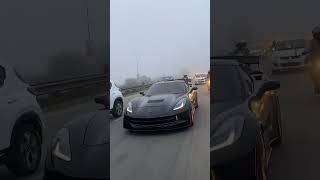 Corvette &amp; Ferrari SF90 #automobile #car #ferrari #ytshorts #shorts #youtubeshorts #supercars #cars