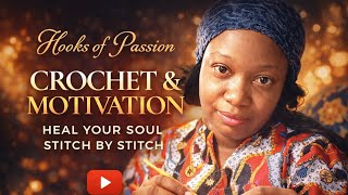 Relaxing Crochet Blanket + Motivational Talk | Soft Life Healing & Peace