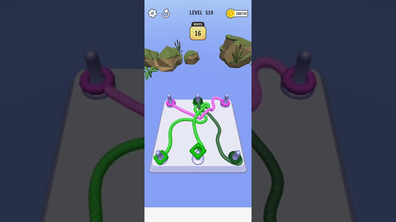 Go Knots 3D Level 519