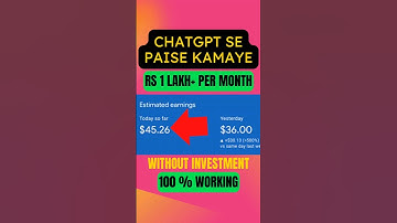 Chatgpt se paise kaise kamaye 2025 Chatgpt course free hindi