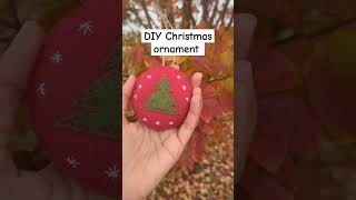 Make your own DIY Christmas ornaments for the holidays - Free template and tutorial