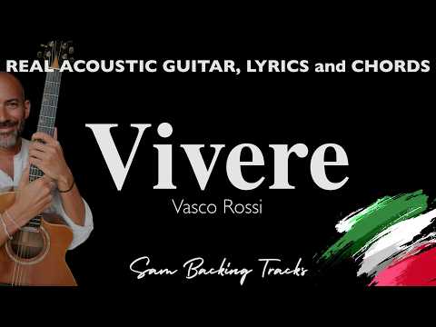 Vivere - Base Acustica Karaoke | Tonalità abbassata (Vasco Rossi)