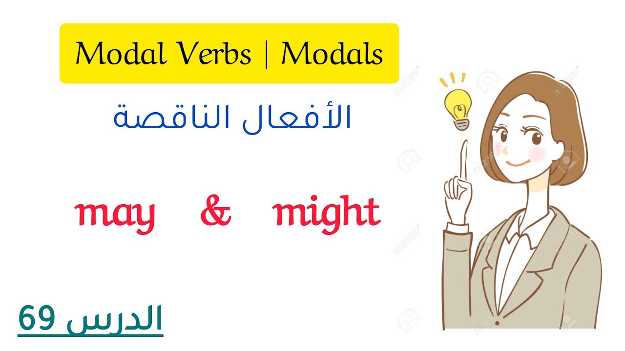 شرح الفرق بين may و might وكيفية استخدامها في اللغة الإنجليزية | modal verbs