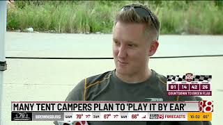 Concern for tent campers around IMS