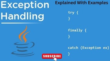 Java Exception Handling Tutorial | Try, Catch, Finally, Throw & Throws Explained
