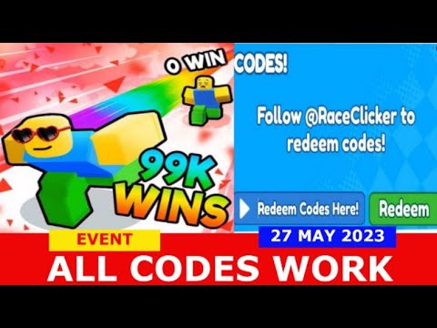 NEW UPDATE* [EVENT] Race Clicker ROBLOX, ALL CODES