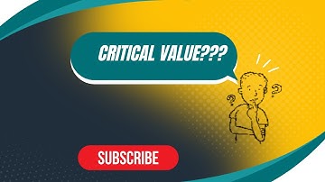 Critical Values (part 2)