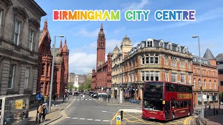 Birmingham City Centre , United Kingdom , walking Tour , 4K