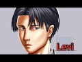 Levi Portrait Painting from Attack in Titan