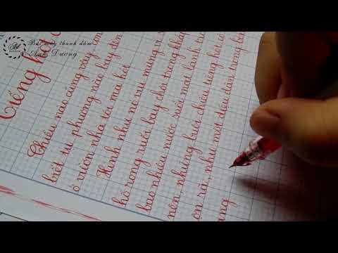 Cách trình bày bài thi viết chữ đẹp lớp 5 ( Bài số 1)