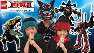 兄弟対決レゴ ニンジャゴー のおもちゃ【ニンジャチャレンジ】で遊ぶ仲良し兄弟brother4★LEGO Kids Toy