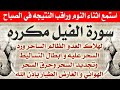 استمع اثناء النوم سورة الفيل لهلاك الظالم الساحر ورد السحر و التسليط والتجديد وحرق العارض الطيار استمع اثناء النوم سورة الفيل لهلاك الظالم الساحر ورد السحر و التسليط والتجديد وحرق العارض الطيار