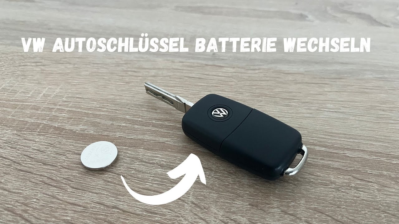 VW Polo Schlüssel Batterie wechseln YouTube