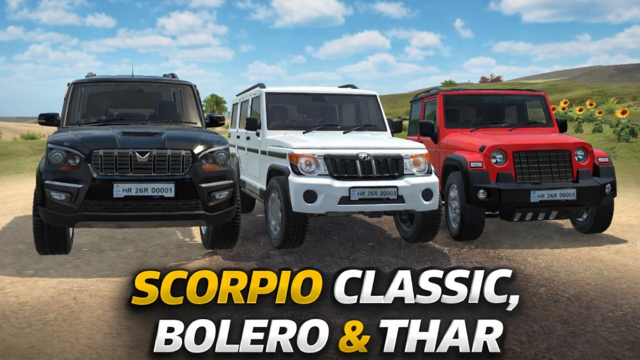 SCORPIO vs BOLERO vs THAR 🔥 POWER TEST | Indian Vehicles Simulator 3D | Zero Scope YT