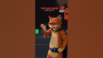 When you have 5,000 HOURS in Rust... #rust #funnygaming #gamingshorts