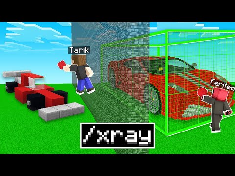 YAPI KAPIŞMALARINDA X-RAY İLE TROLLEDİM - Minecraft