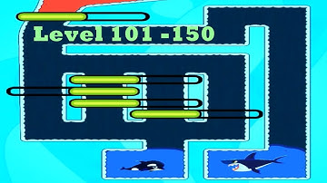 Save the Fish Pin HD - Pull the pin Level 101 - 150 | walkthrough | mini game | ads | puzzle