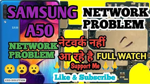 Samsung A50 Network Problem || Samaung A50 No Service #samsung #mobile #viral