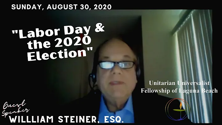 REPLAY Zoom Service Sunday August 30, 2020 - "Labo...
