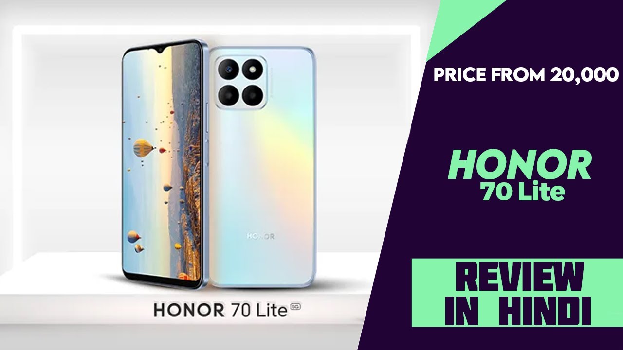 HONOR 70 Lite 5G, Smartphone con Pantalla FullView de 6,5 90 Hz