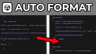 Famous Unity C# Shortcut to Instantly Format Messy Code Profile