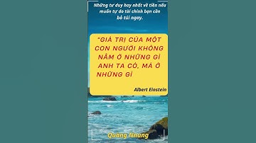 TƯ DUY XUẤT CHÚNG VỀ QUẢN LÍ TIỀN BẠC  #taichinh #quanlitien #phattrienbanthan