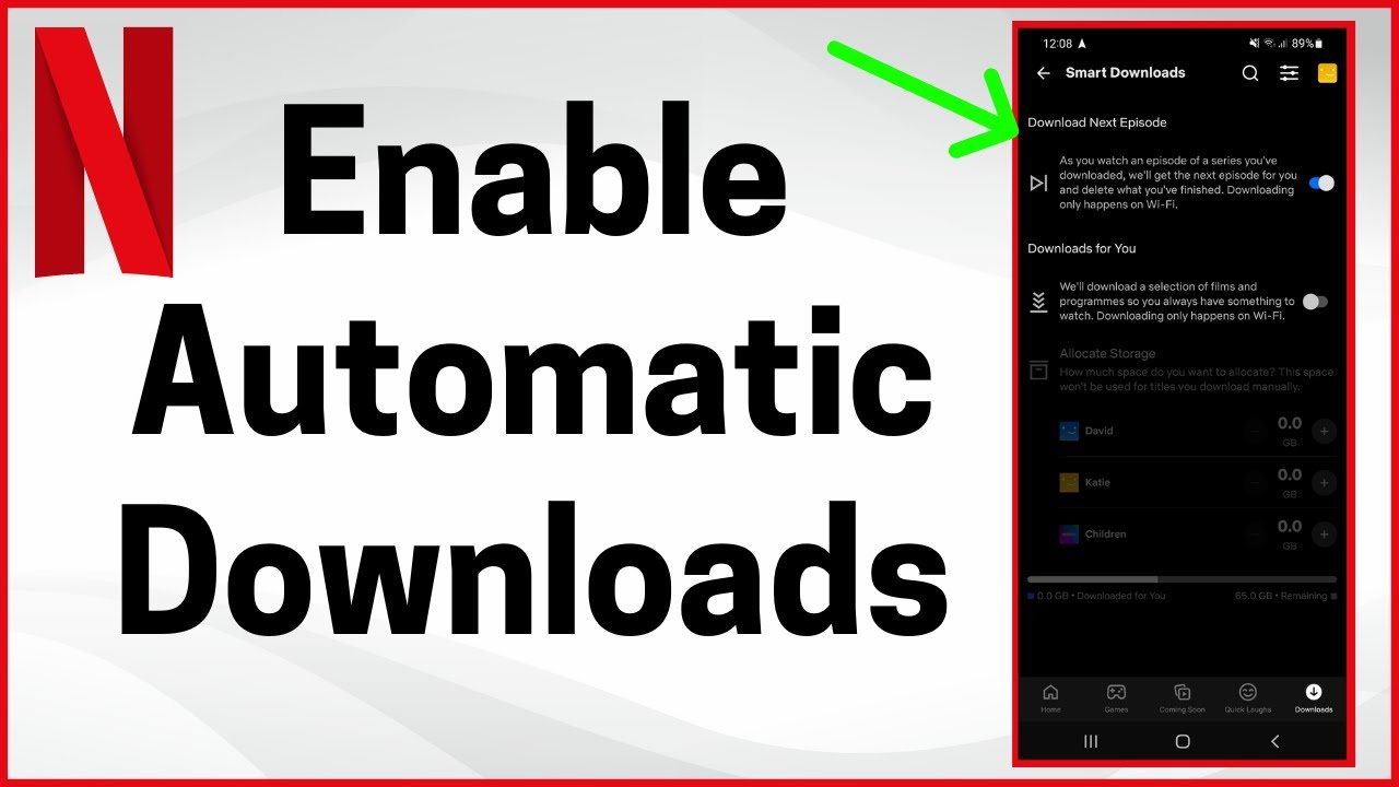 How to Enable Automatic Downloads on Netflix App