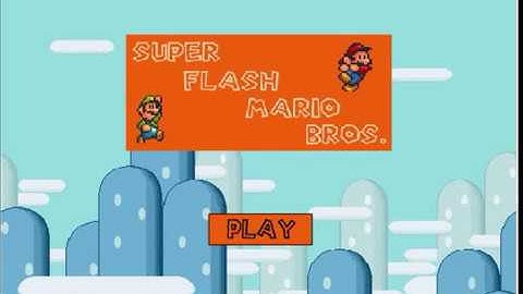 Super Flash Mario Bros.(Flash Game)