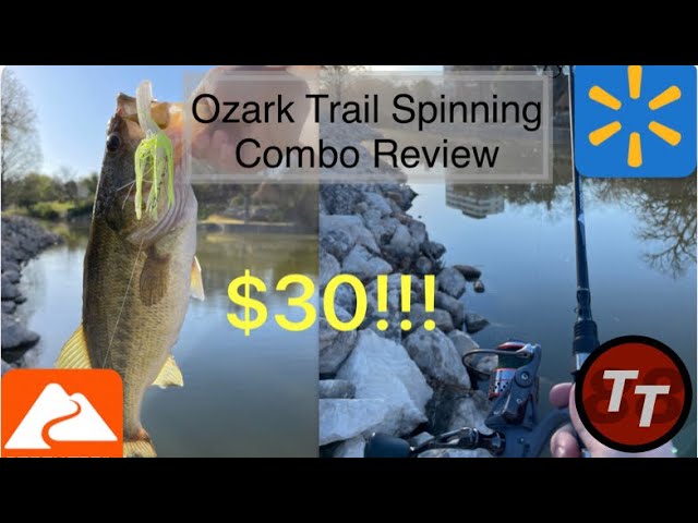 $10 Ozark Trail Wayfarer WALMART Fishing Combo REVIEW! 