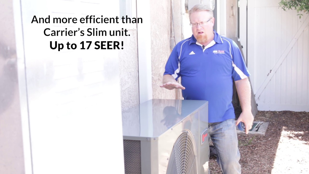 Trane XR16 Low Profile Air Conditioner | Slim A/C San Diego - YouTube