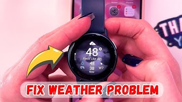 How To Solve Garmin Weather Issue on Garmin Vivoactive 5