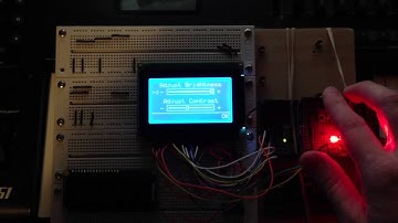Arduino Mega 2560, GLCD with working menu