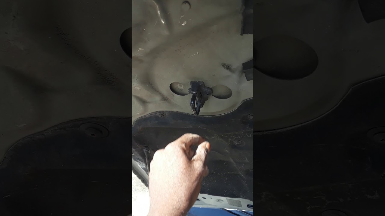 How to open a bmw 750Li hood - YouTube