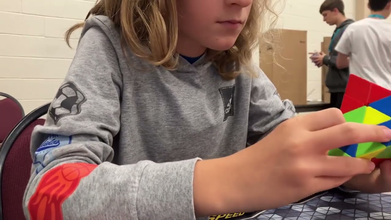 Master Pyraminx WR9 33.11 Average And WR14 29.14 Single - Zanesville 2024