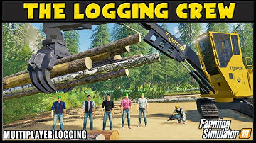 Loading The Big Logs! - Logging Crew 48 - Farming Simulator 2019 - FDR Logging
