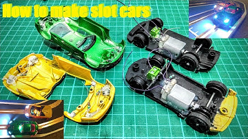 Part 1/3: How to make Slot Cars | AMG GT3 vs Murcielago