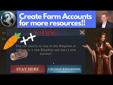 Create Farm Accounts ? for more Resources! King of Avalon