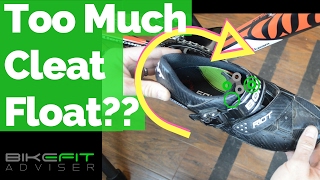Too Much Cleat Float? | Bike Fit - YouTube