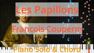 🎹Les Papillons, Solo &amp; Chord, Francois Couperin, Synthesia Piano