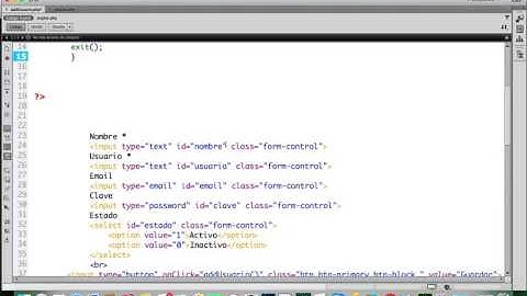 Sistema de Facturación web 05 - Usuarios y Login