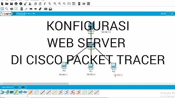 Konfigurasi Web Server pada Cisco Packet Tracer