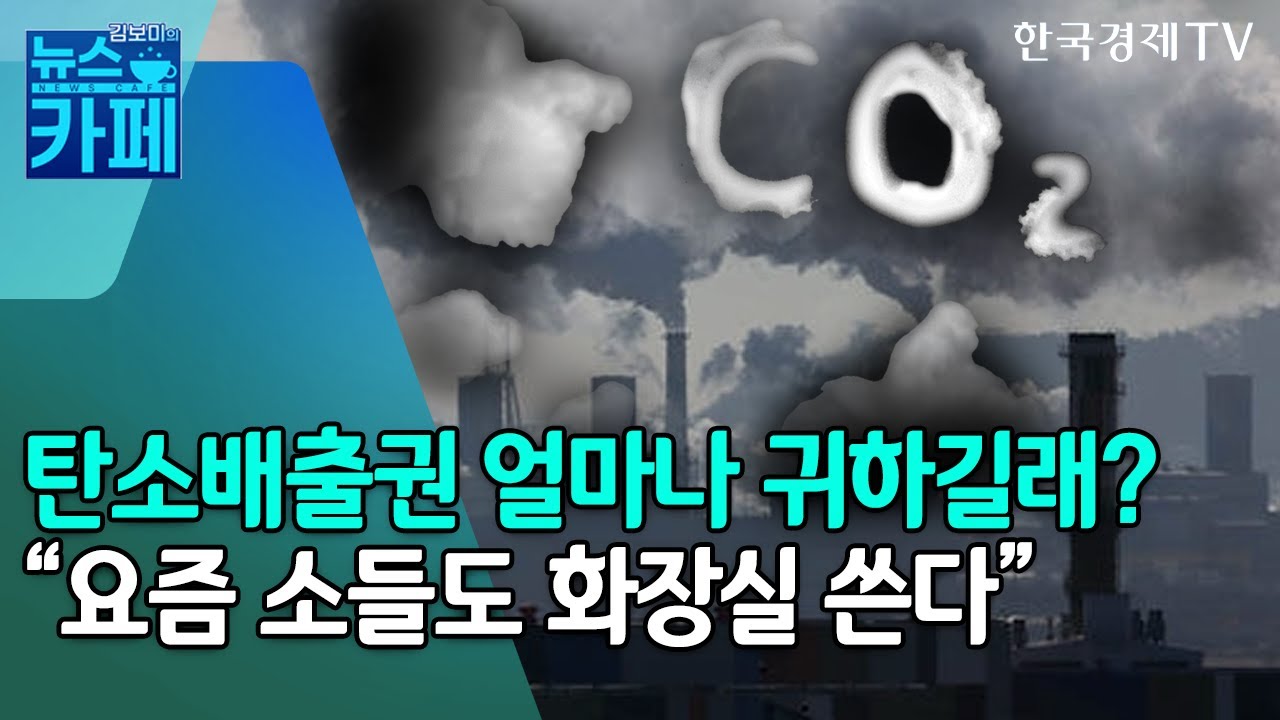 탄소 배출권 가격 추이 New Update 탄소배출권 얼마나 귀하길래….\